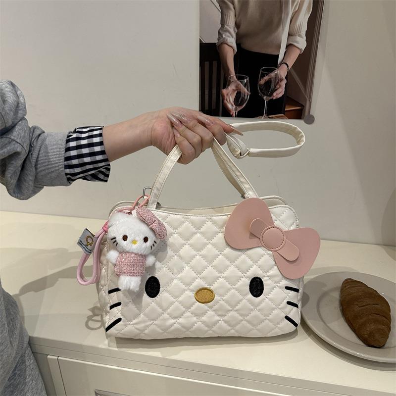 Hello Kitty light luxury cute multi-functional backpack women's versatile niche high sense large capacity fashion messenger bag