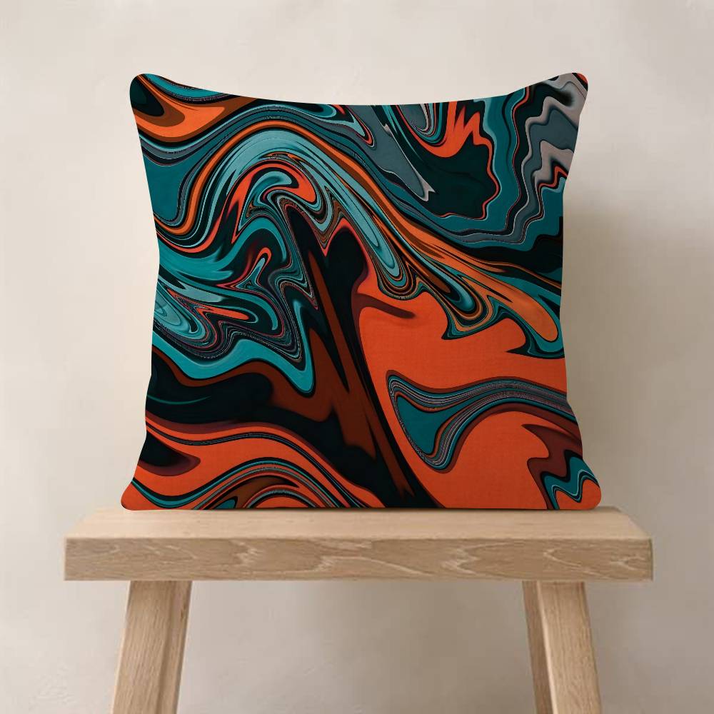 1PC Strata Liquid Pillow Anime Pillow Sofa Bed Head Pillow Cover Cushion Cover Fashion