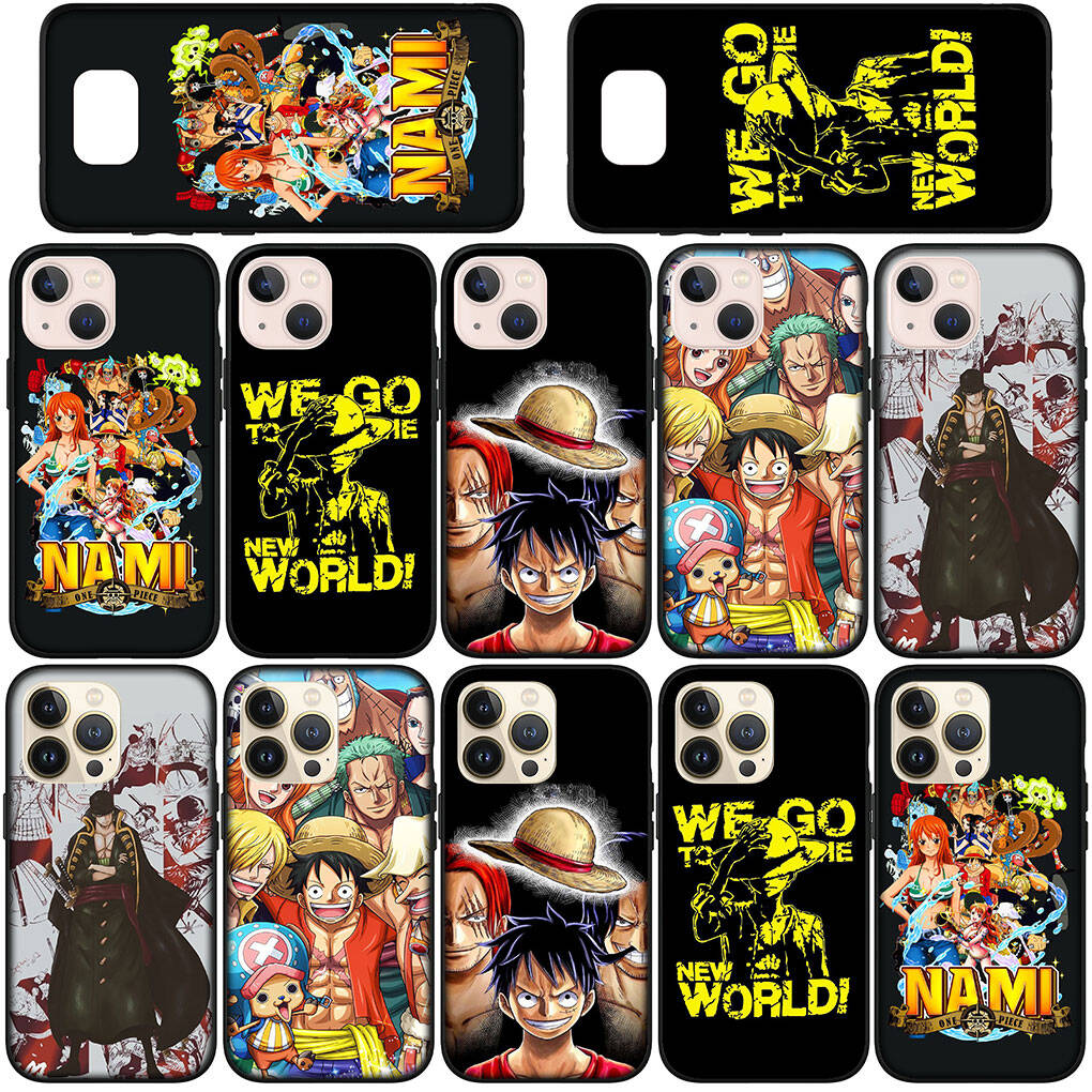Phone Case for iPhone 17 15 16 Plus Redmi Note 14 12 11 13 Pro Max Huawei P30 P20 Lite Y9 OPPO A60 A40 A80 A18 A16 Poster Comics Luffy One Piece Cover
