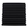 6Pcs Irregular Recording Studio Soundproof Foam Sound Insulation Absorption Deadening MaterialBlack