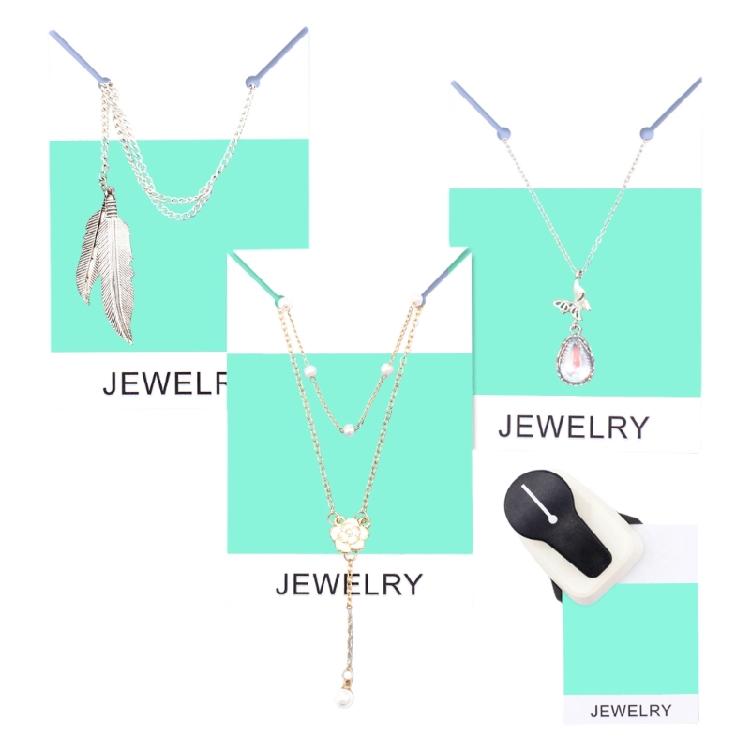 Corner Necklace Punch Cardboard Holder Puncher Punch Card Tool Necklace Card Punch Corner Hole Punch 1