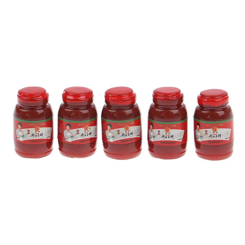 5Pcs Dollhouse Miniature Condiment Model Mini Kitchen Decoration Accessories