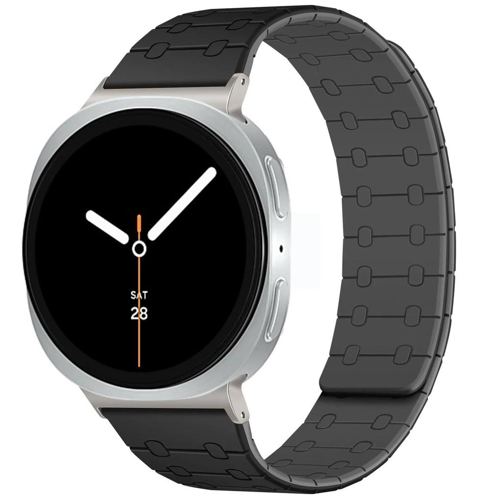 Magnetic Silicone Band for Samsung Galaxy Watch 8 40mm 44mm 8 Classic 46mm Sport Strap for Galaxy Watch Ultra 47mm 2025 Bracelet