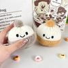 Cute Three-color Bun Plush Doll Creative Doll Bag Pendant Grab Machine Doll Children's Toy Doll