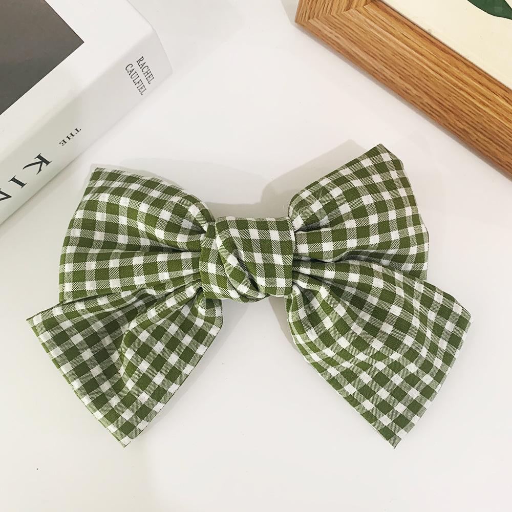 Bow hairpin ribbon hair accessories Korean temperament hair girl top clip headdress.