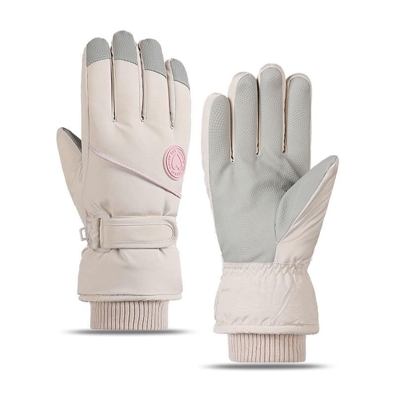 Winter Ski Gloves Men Women Thick Warm Windproof Waterproof Touchscreen Outdoor Snowboarding Cycling