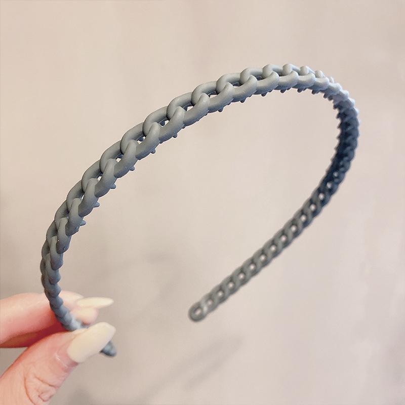 Korea Mode Lange Zahn Haarbänder Für Frauen Nicht Slip Haar Kämme Einfarbig Geometrische Lünette Femme Haar Zubehör Mädchen