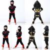 Stunning Boys Kids Ninja Assassin Samurai Warrior Fancy Dress Costume For Halloween
