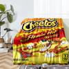Cheetos Theme Printed Blanket - Perfect for Couch, Bed, Travel & Outdoor Use | Machine Washable, Cozy & Durable.