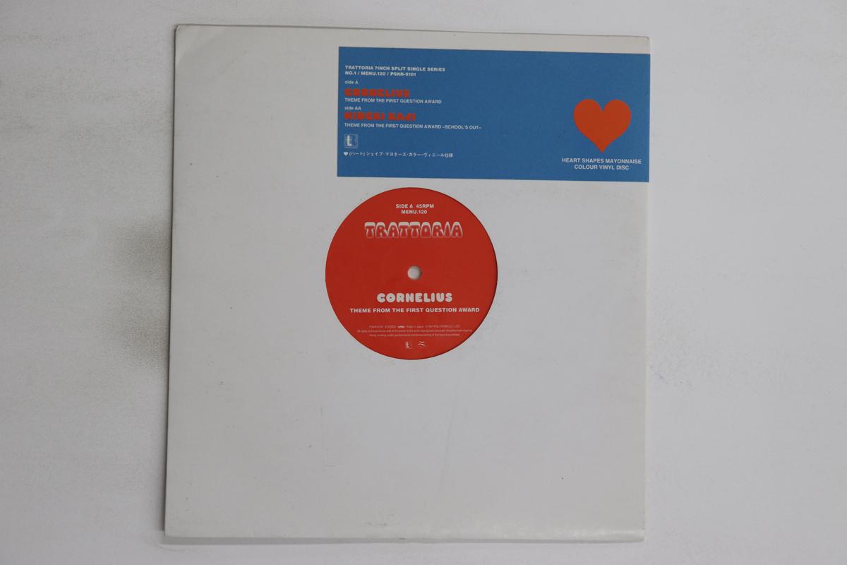 

10inch Record CORNELIUS, HIDEKI KAJI - Trattoria 7inch Split Single Series MENU120 TRATTORIA 1997 Japan Japanese Pop/Rock Used
