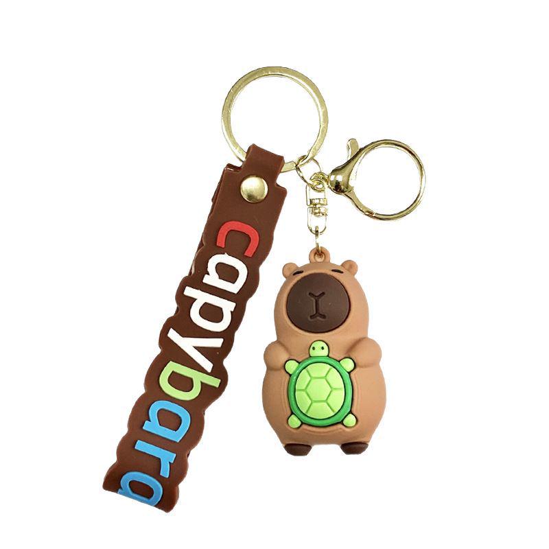 Creative Capybara Keychain & Bag Charm - Cute Couple Car Accessory & Backpack Pendant