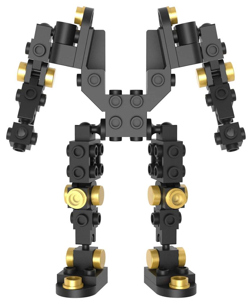MyBuild 1001 Mecha Frame Block Robot Base Assembly Set Freely Customizable Compatible with Other Brands Recommended for Ages 10 and Up