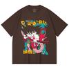 230 Gsm 100% Cotton Dragon Ball V35 Goku Print Unisex Heavy Cotton T Shirt