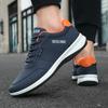 Sneakers Men's flat casual shoes Running shoes leather lightweight comfortable breathable high quality non-slip Plus size 48