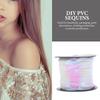 1 Roll PVC Sequins Round DIY Craft Sequins for Clothing Bags Jewelry Making Party Wedding Birthday Shower Decor Hand Sewing