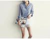 2023 Women's Fashion Cotton Linen Long Sleeve Loose Sun Protection Shirt