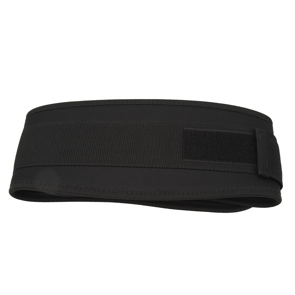Lumbar Support Belt Adjustable Waist Protection Comfortable Breathable Waist Compression Brace for Sports Black S