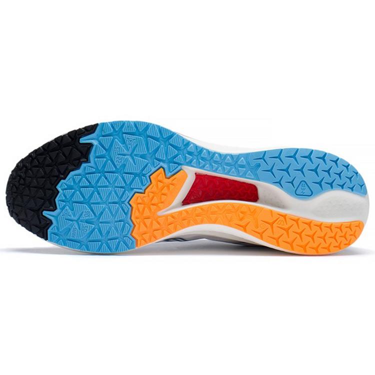New LiNing Red Hare 5 Cushioned Slip Resistant Breathable Rebound Low Top Running Shoes White Light Gray ARMS009-8