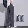 Summer Thin Tencel Denim Pants For Men With Belt And Pockets For Casual Wear