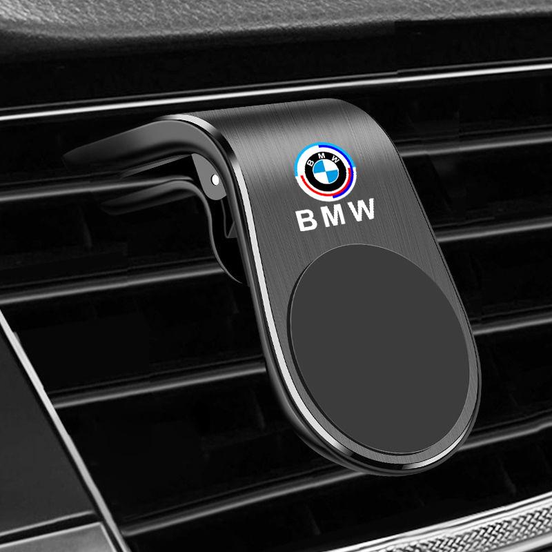 New Style Car Magnetic L-shaped Car GPS Phone Holder Auto Interior Accessories For BMW 50th Anniversary 3 5 7 series E83 F16 E70 FX0