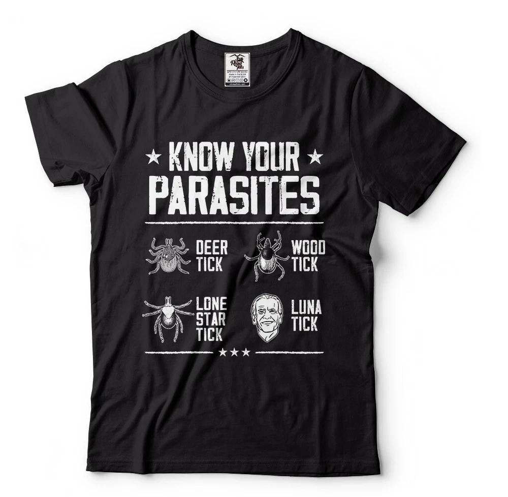 Know Your Parasites Funny Biden Shirts Trump 2024 Shirts Funny Trump Shirts S