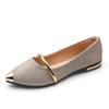 Mocassini alla moda slip-on 2024 traspiranti elasticizzati ballerine basse da donna con fondo morbido e punta a punta scarpe da barca taglia forte 43