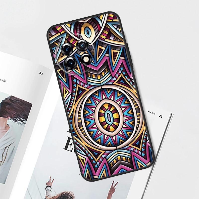 Tribal Aztec Geometric Colour Case For OnePlus Nord CE 5 2 3 4 Lite N30 OnePlus 11 12 13 15 13T 13R 10T 12R 9 10 Pro Cover