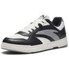 Anta Street GZ Fashion Comfortable Wear-Resistant Lightweight Increased Height Low-Top Skate Shoes Men Skate Shoes Black White Gray 112448011-3
