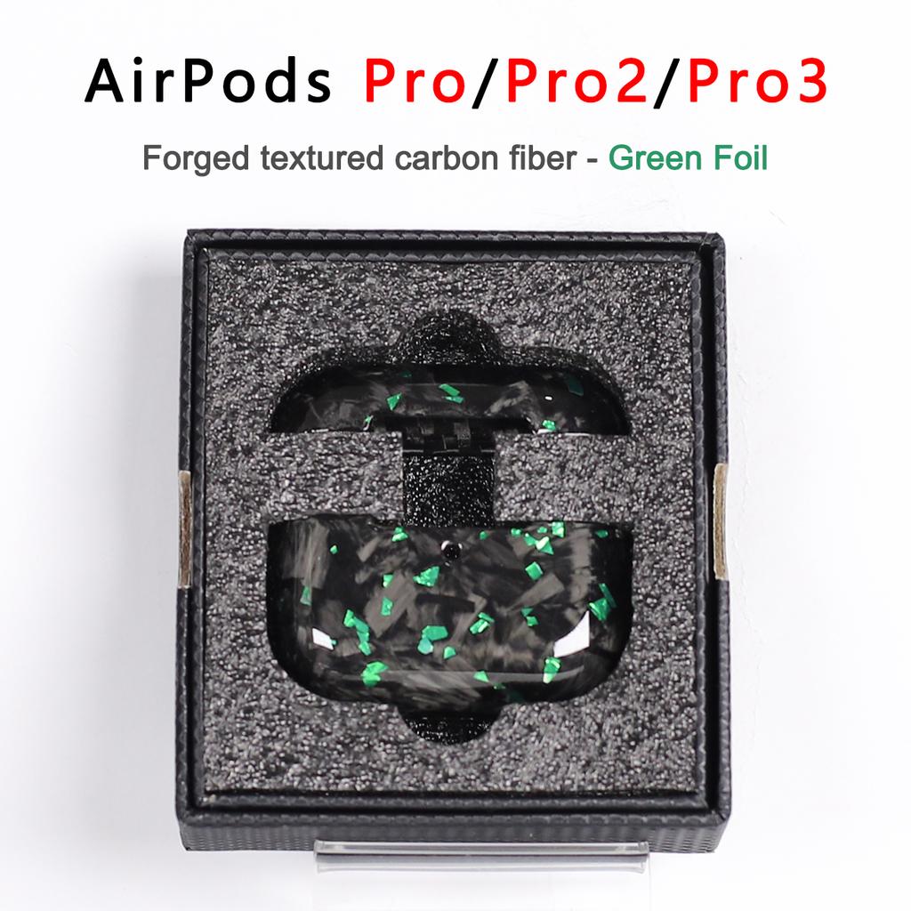 YTF-carbon Kohlefaser Hülle Für AirPods Pro 3 Kabelloses Laden Bluetooth Kopfhörer Skin Cover für AirPods pro 2 Dünn und leicht