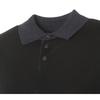 Countess Mara Wool Blend Collar Point Contrast Black Polo Cstw3b1110k0