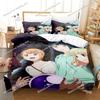 Mieruko-chan Modern Bedding Set Single-Twin-Full-Queen-King Size Adult Kid Bedroom Breathable Duvet Cover 3D Print Vibrant Anime