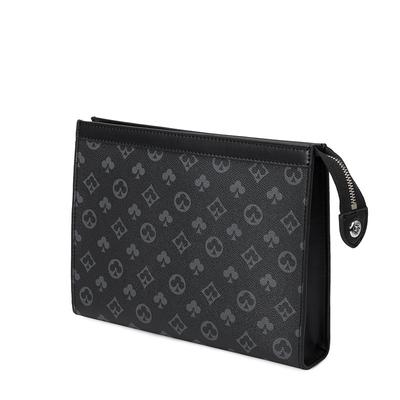 Bolsa de Mão Masculina Nova Moda Grande Capacidade Luxo Leve Negócios Bolsa de Mão Masculina Casual Versátil