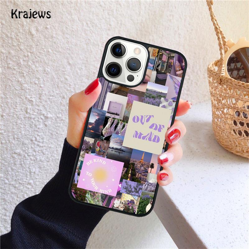 art pastel icons positive words Phone Case For iPhone 17 Air 16 15 14 Max Plus 11 12 13 Pro Max Phone Cover Fundas