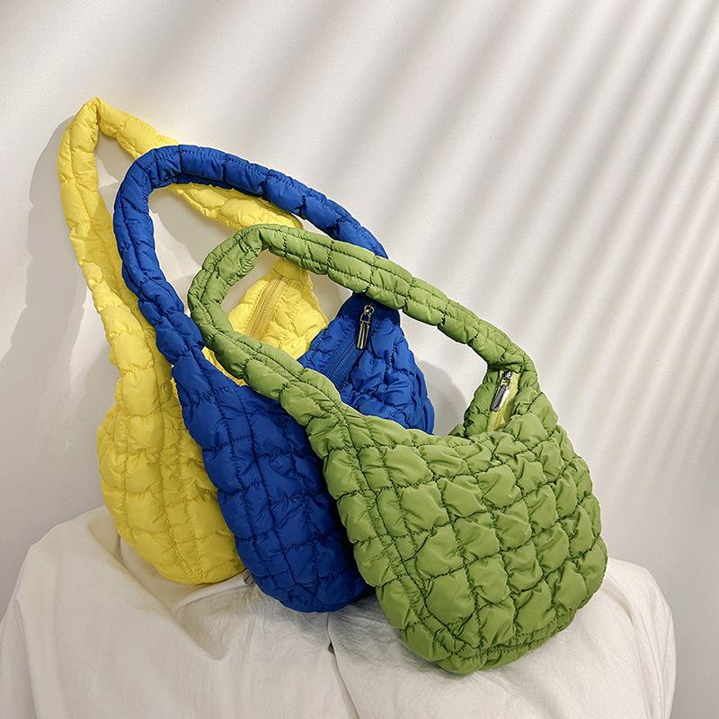 Wolken-Tasche Handheld Daune Große Kapazität Mode Mini Vielseitig Plissierte Unterarmtasche