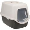 Vico Litter Box - 40 X 40 X 56 Cm - Dark Gray and Light Gray - For Cats