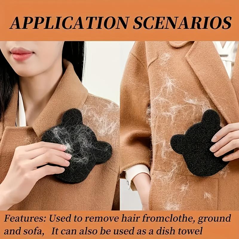

4PCS Reusable Pet Hair Remover Sponges, Washable Laundry Lint Catcher for Washing Machine, Easy Clean & Durable чорний