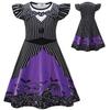 Halloween Night Horror Jack Costume Cosplay Big Boy Feifei Sleeve Dress + Bag