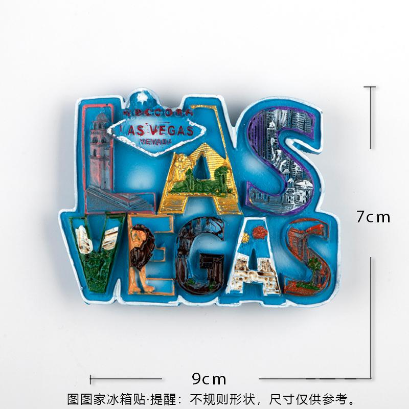 The United States 3d Refrigerator Sticker Travel Collection Souvenir New York Fridge Magnets Times Square Statue of Liberty Shap