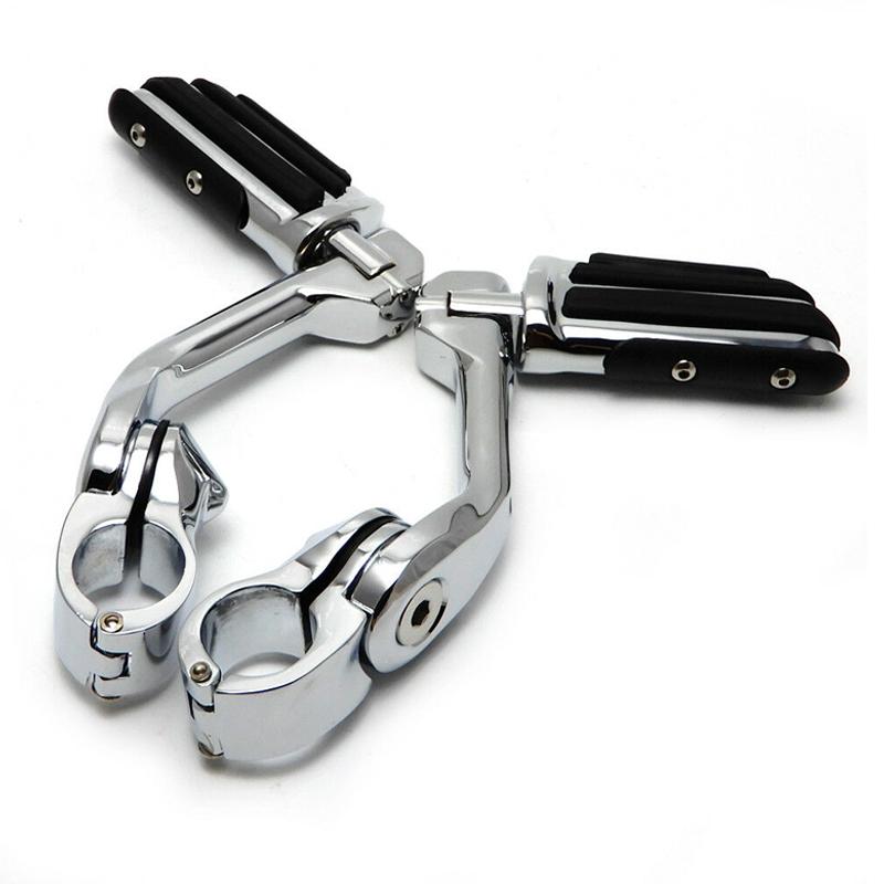 Motorcycle Foot peg Footrest Footpegs Floorboard Highway For Harley Iron XL 883 1200 Custom Dyna Softail Road