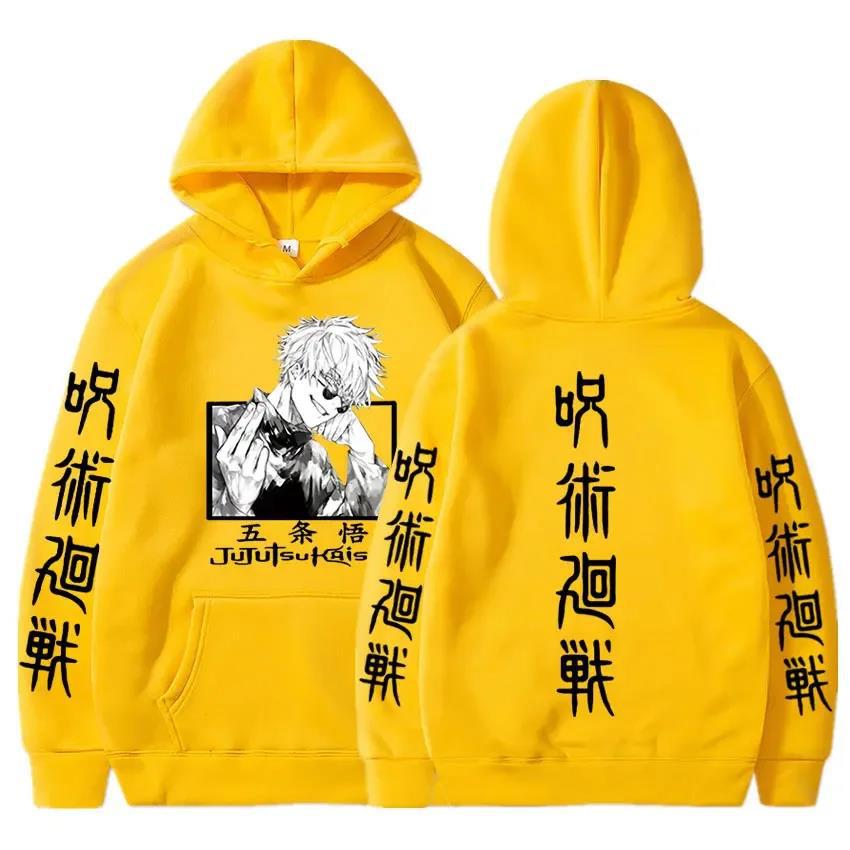 Anime Jujutsu Kaisen Gojo Satoru Hoodie Casual Loose Hoodie