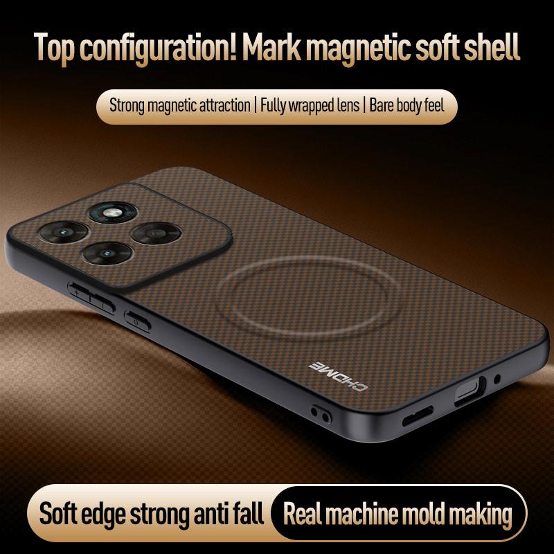 EUCAGR For Motorola Moto G77 Car Magnetic Holder Phone Case For Motorola Moto G77 Shockproof Silicone Full Protective Back Cover