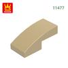 310Pcs/lot 11477 Slope Curved 2x1x2/3 Block Moc Colour Accessories Works With featuring Brick DO IT YOURSELF Children's Toy Assembly Parts