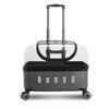 PC Material Pet Suitcase Cat Bag Portable Pet Outdoor Luggage Transparent Dog Aviation Box Small Cart Household Pet Supplies