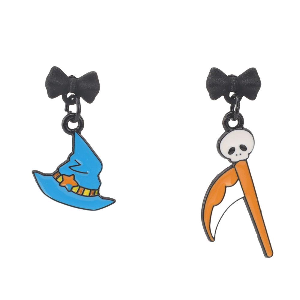 Halloween Skull Ghost Bat Earrings: Trendy, Fun, Fashionable Costume Accessories