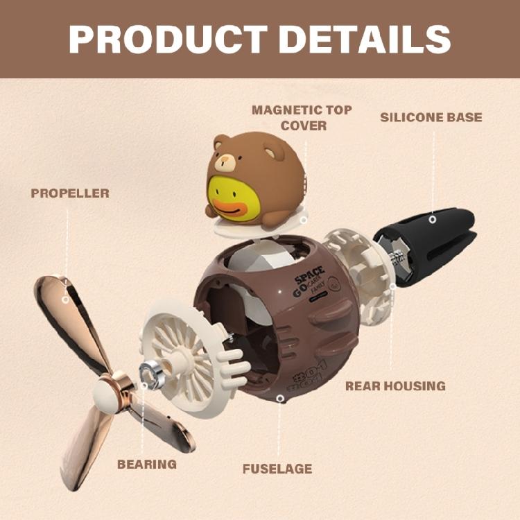 Car Air Freshener Car Diffuser Vent Clip for Women Man Automobile Fragrances Decorations Propeller Car Scent