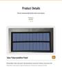 Waterproof Solar LED Garden Light with Motion Sensor