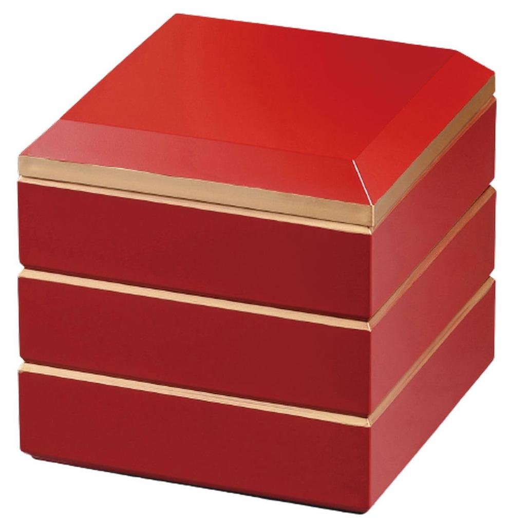 Jubako Made In Japan 3 Tiers Dimensions Diamond Takamori Shubuchikin X X J-kitchens 6.5 19.7cm 19.7cm 19.7cm