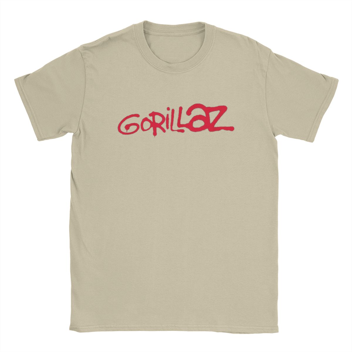 

Футболки з червоним логотипом Gorillaz, чоловічі, музичний гурт, панк-рок, 90-ті, Y2K, гумор, футболка з чистої бавовни, з круглим вирізом, з коротким рукавом, подарунок L хакі