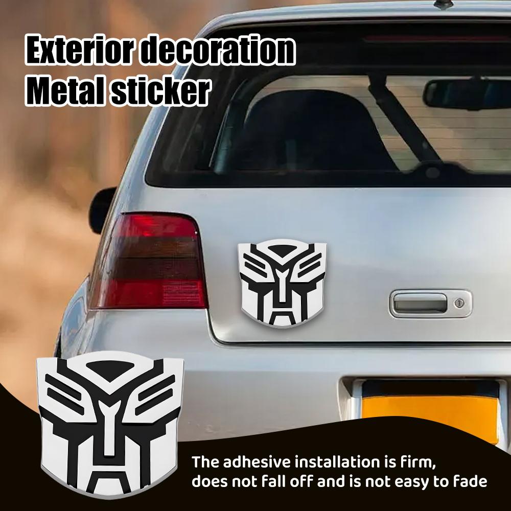 3D Car Stickers Transformer Badge Decepticon Emblem Tail Decal Cool Autobots Logo Car Styling Motorcycle Car Accessories