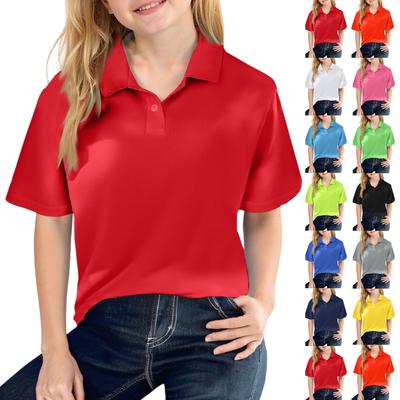 Kids Short Sleeve Shirt School Uniform Shirts For Boys